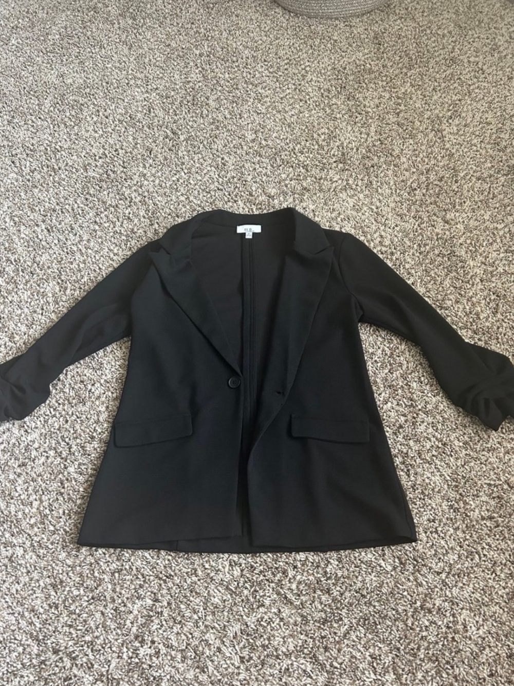 Black Women's Blazer Jacket - Classic Tailored Coat